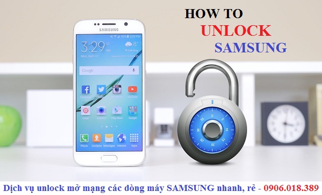 mở khóa mạng điện thoại Samsung uy tín